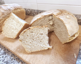 Receta de pan con masa madre