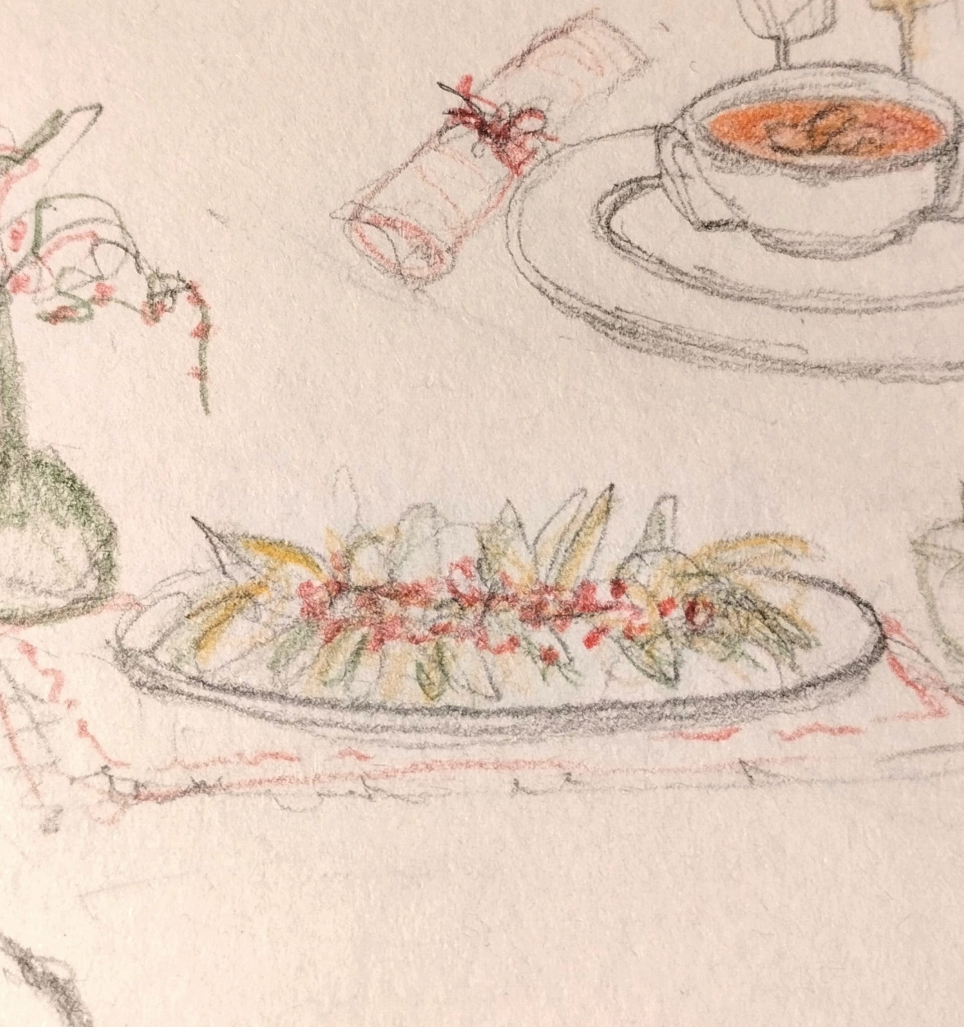 ensalada de endivias. Menu de noche buena de sardinas en lata