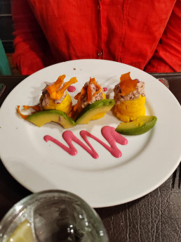 Kechua restaurante peruano en Madrid. Sardinas en Lata