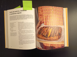 El libro de recetas de las hermanas Arce Tarta de puerros y sardinas