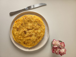 Tortilla de patata. Feliz d&iacute;a de la madre