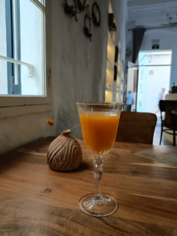 Zumo de mandarina en Menorca